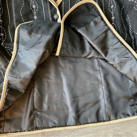 Silk Land  Embroidery Silk Blend Blazer - Picture 10 of 14